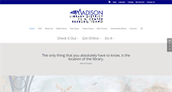 Desktop Screenshot of madisonlib.org